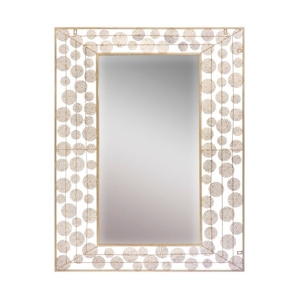 Aukso spalvos sieninis veidrodis Mauro Ferretti Dish Glam, 85 x 110 cm