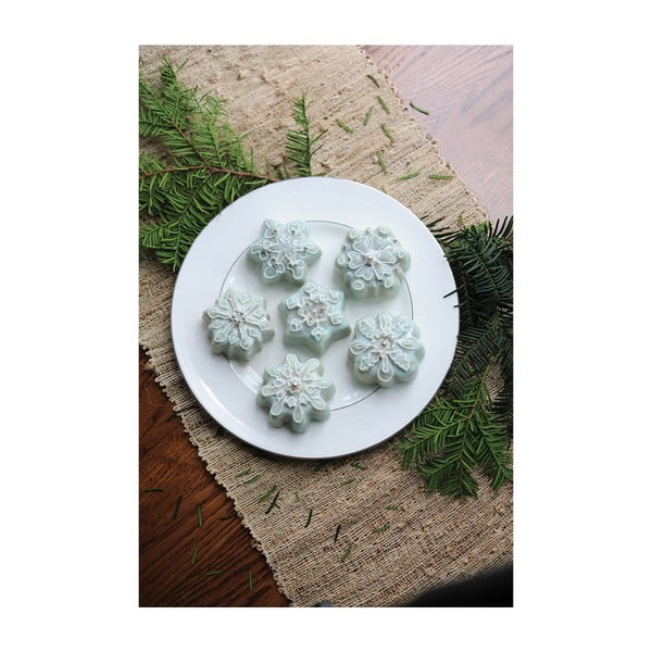 Kepimo forma 6 mini pyragaičiams Nordic Ware Snowflakes, 700 ml-image-2