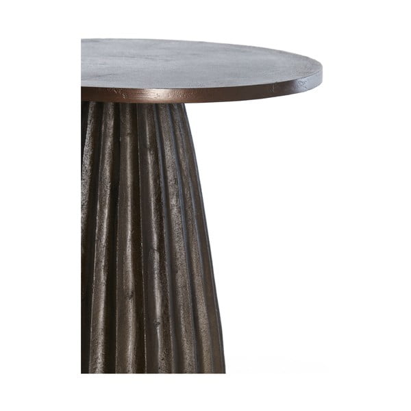 Iš metalo apvalios formos šoninis stalas ø 40 cm Veglia – Light & Living-image-2