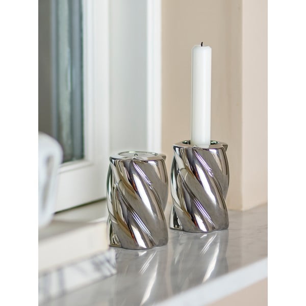 Iš molio žvakidės 2 vnt. Silvia – Bloomingville-image-1