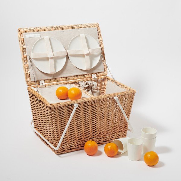 Pikniko krepšelis Sunnylife Natural, 48 x 28 cm-image-4