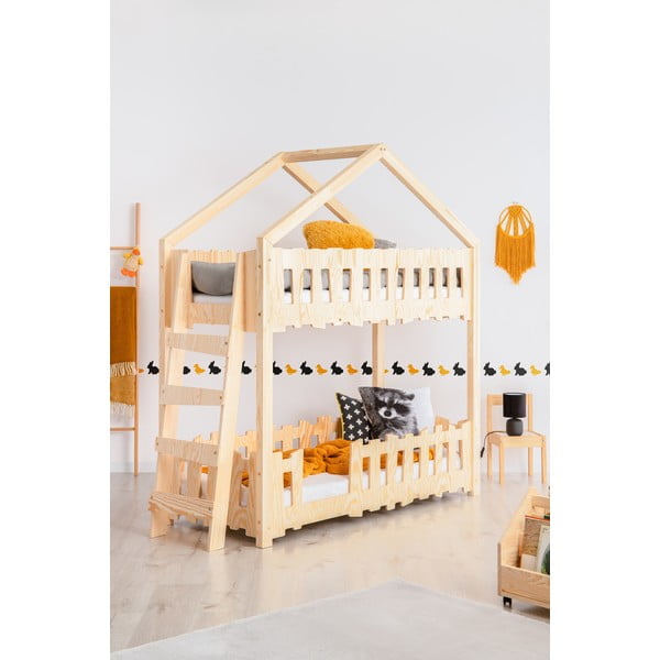 Dviaukštė lova vaikams 90x190 cm Zippo B - Adeko