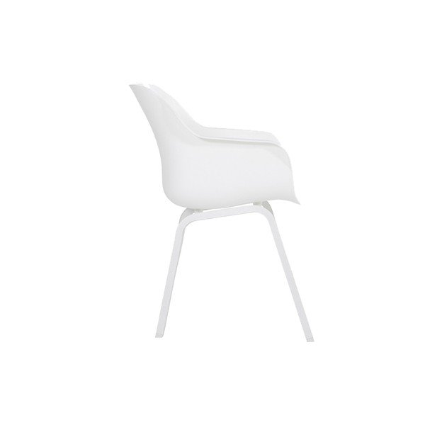 Plastikinės sodo kėdės baltos spalvos 2 vnt. Sophie Element – Hartman-image-3