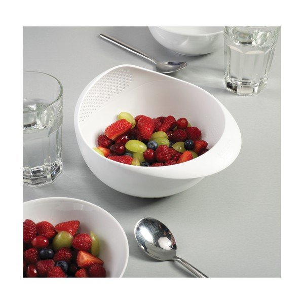 Baltas dubuo su kiaurasamčiu Joseph Joseph Prep&Serve, 29 cm ilgio-image-2