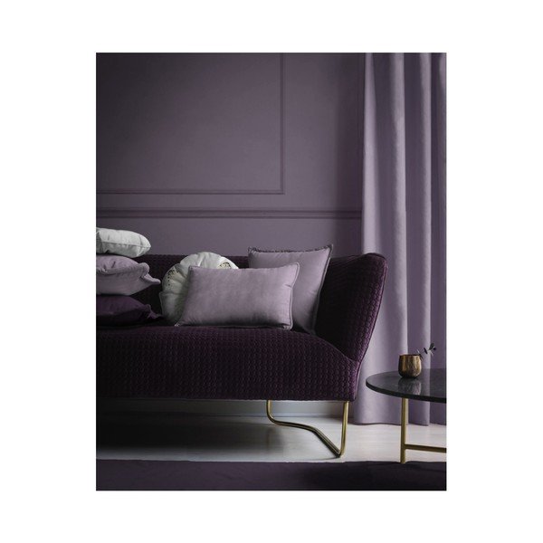 Violetinės spalvos dekoratyvinis užvalkalas "Velvet Atelier", 45 x 45 cm-image-1