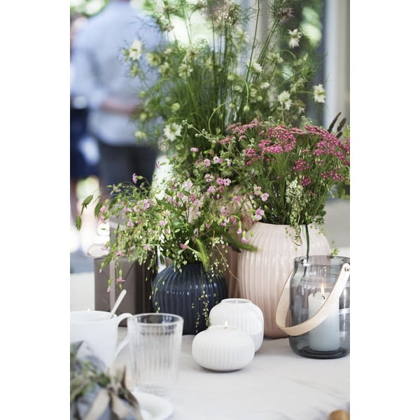 Balta porcelianinė žvakidė Kähler Design Hammershoi, ⌀ 9 cm-image-1