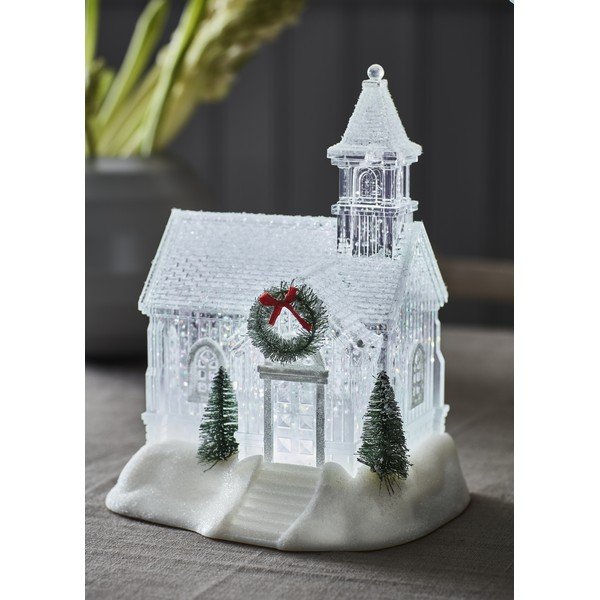 Šviečianti Kalėdų dekoracija baltos spalvos Chapelle – Markslöjd-image-1