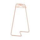 Rausvos spalvos iš plieno drabužių kabykla 118x160x57 cm Hang-On – Spinder Design