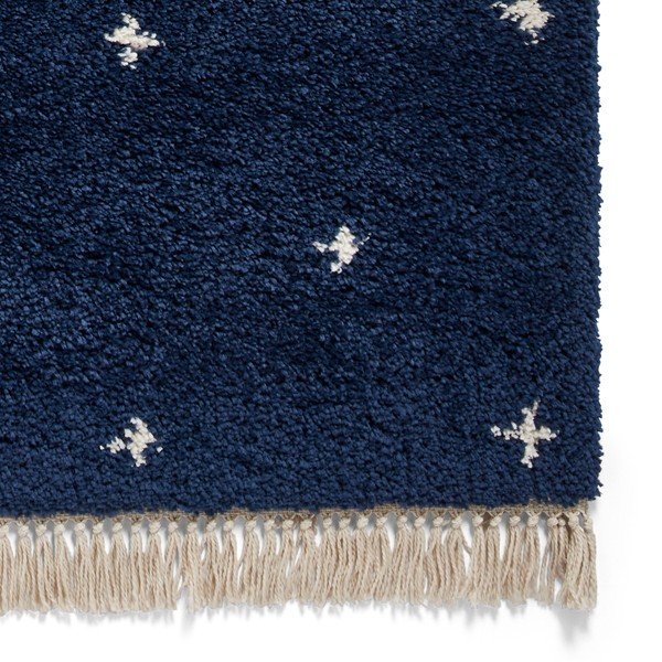 Tamsiai mėlynas kilimas Think Rugs Boho Dots, 160 x 220 cm-image-4