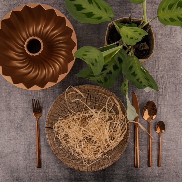 Nerūdijančio plieno stalo įrankiai 24 vnt. Copper - Orion-image-2