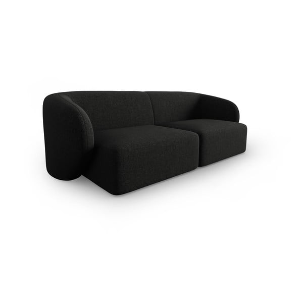 Sofa juodos spalvos 184 cm Shane – Micadoni Home-image-1