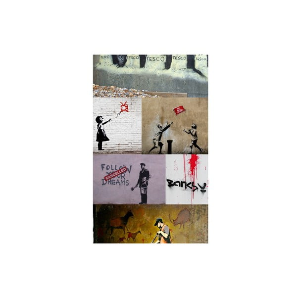 Tapetai Bimago Banksy, 0,5 x 10 m-image-2