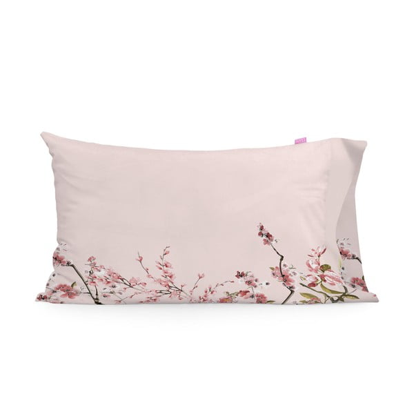 2 medvilninių pagalvės užvalkalų rinkinys Happy Friday Basic Chinoiserie Rose, 50 x 75 cm