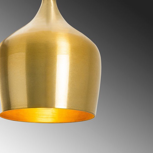 Kabantis šviestuvas auksinės spalvos ø 22 cm su metaliniu gaubtu Dodo – Opviq lights-image-3