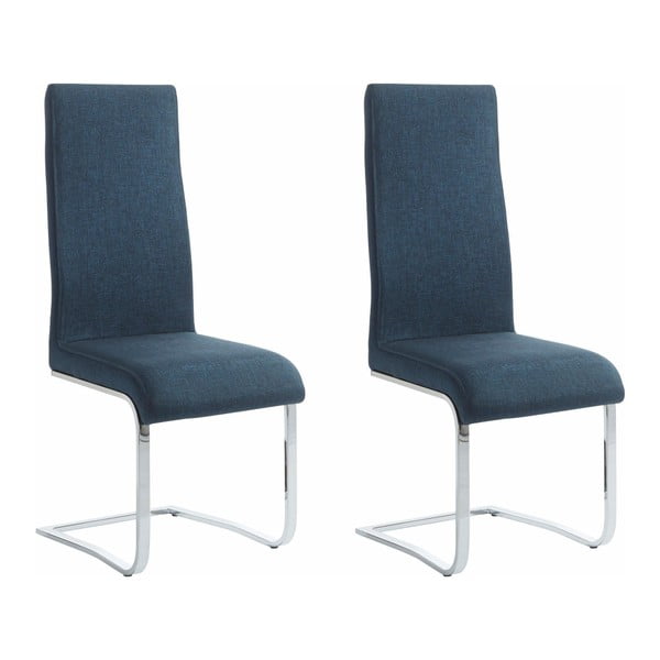2 mėlynų valgomojo kėdžių rinkinys "Støraa Teresa