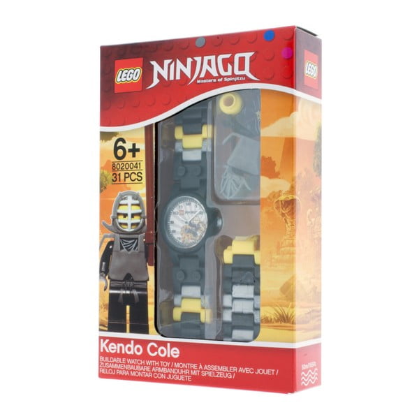 Laikrodis su LEGO® Ninjago Kendo Cole figūrėle-image-3