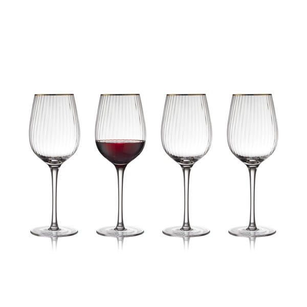 Stiklinės 4 vnt. vynui 300 ml Palermo – Lyngby Glas
