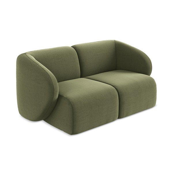 Žalios spalvos sofa iš velveto 174 cm Lani – Makamii-image-2