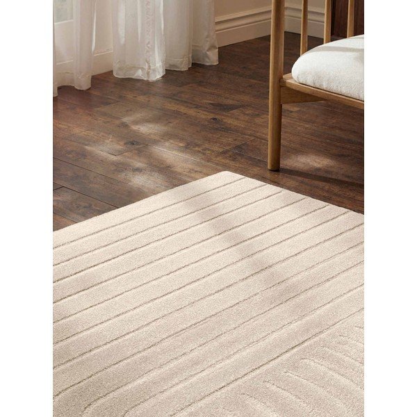 Rankų darbo kreminės spalvos iš vilnos kilimas 120x180 cm Arcura – Vikosa-image-3