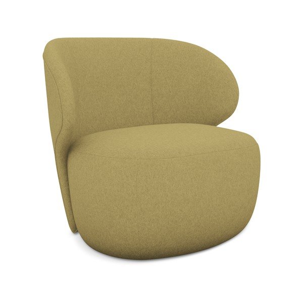 Garstyčių spalvos krėslas Kama – Makamii