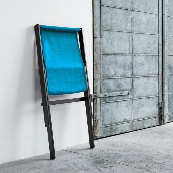 "Karup Boogie" juoda / "Horizon Blue" sulankstoma kėdė-image-1
