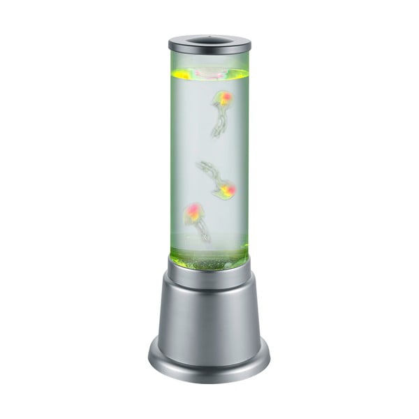 Sidabrinės spalvos lavos lempa Jelly – Reality