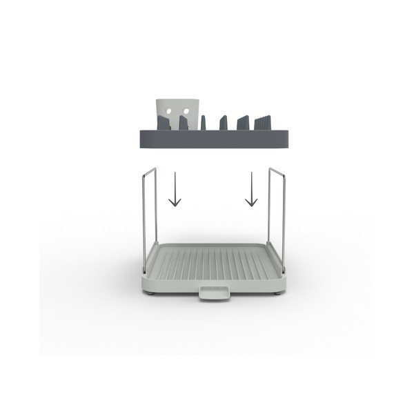 Dviejų aukštų kiaurasamtis pilkos spalvos Duo – Joseph Joseph-image-4