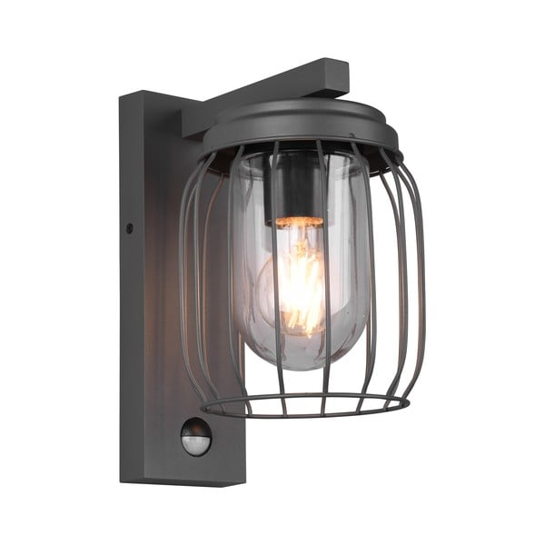 Lauko šviestuvas su judesio jutikliu (aukštis 28 cm) Tuela – Trio