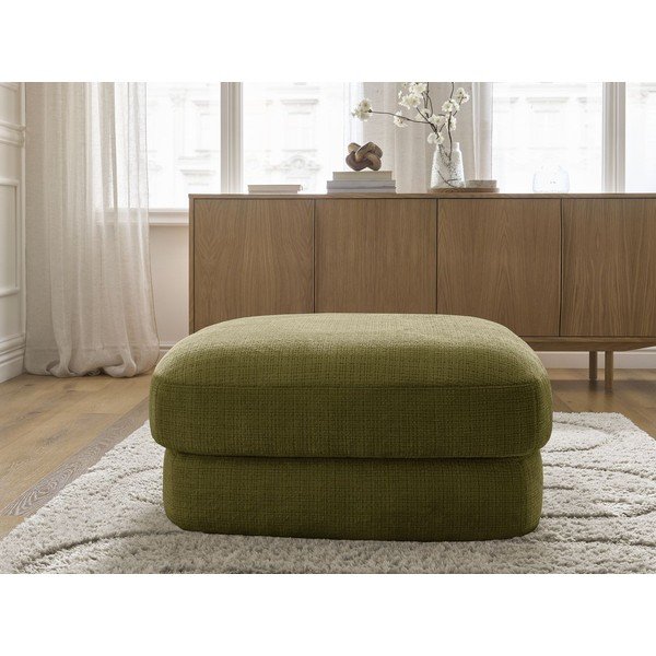 Khaki spalvos taburetė iš šenilinio audinio Leonore – Bobochic Paris-image-4