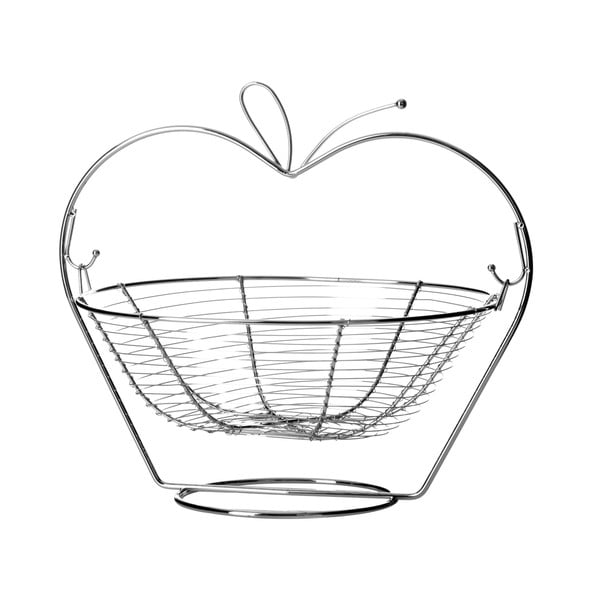 Metalinis vaisių stovas su krepšeliu Casa Selección Orchard Apple