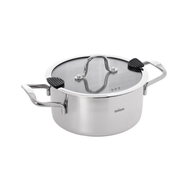 Troškintuvas iš nerūdijančio plieno su dangčiu 1,2 l Venice – Orion