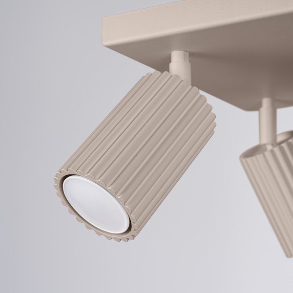Taupe spalvos iš metalo taškinis šviestuvas ø 6,5 cm Gleam – Sollux-image-4
