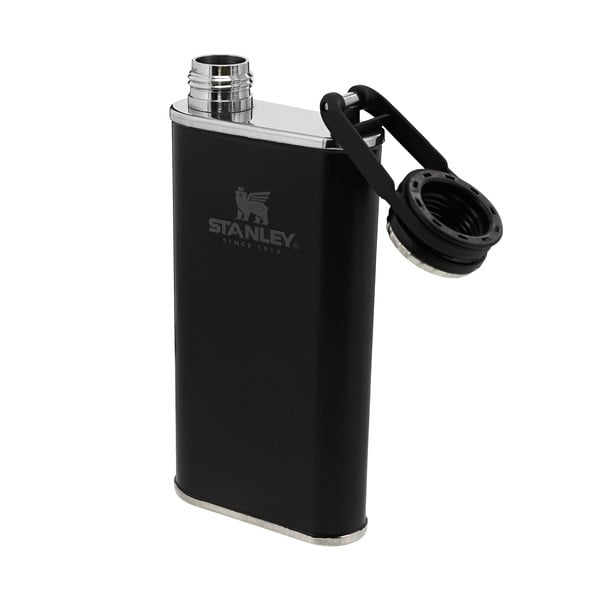 Juodos spalvos iš nerūdijančio plieno gertuvė 230 ml Easy-Fill Wide Mouth Flask Black – Stanley-image-3