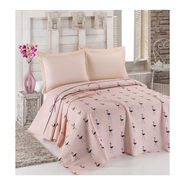 Lengvas lovos užtiesalas Flamingo, 200 x 235 cm