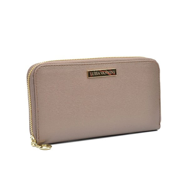 Smėlio spalvos odinė piniginė Luisa Vannini Lanza-image-2