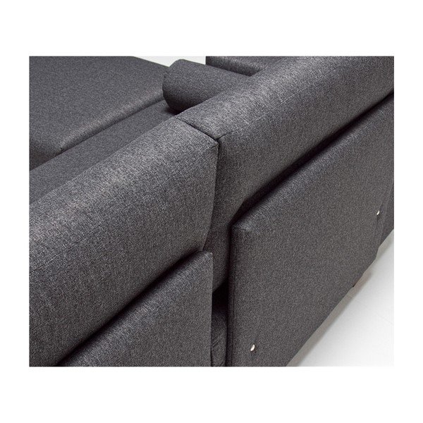 Pilka sofa su otomanu Balcab Home Ivett-image-3