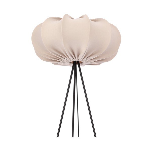 Smėlio spalvos pastatomas šviestuvas (aukštis 147 cm) su tekstiliniu gaubtu Cafee – Candellux Lighting-image-3