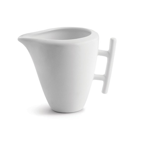 Baltos spalvos iš porceliano pieno ąsotis 230 ml Squito – BonBistro