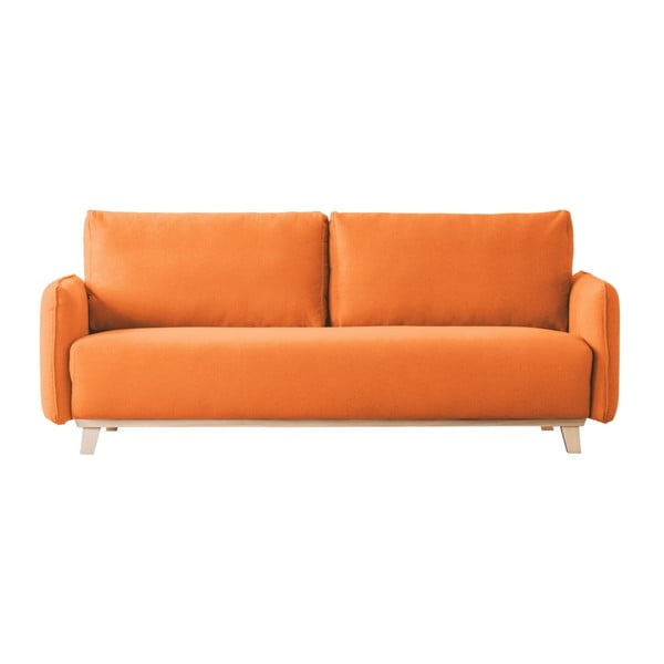 Oranžinė trijų vietų sofa "Kooko Home Bebop