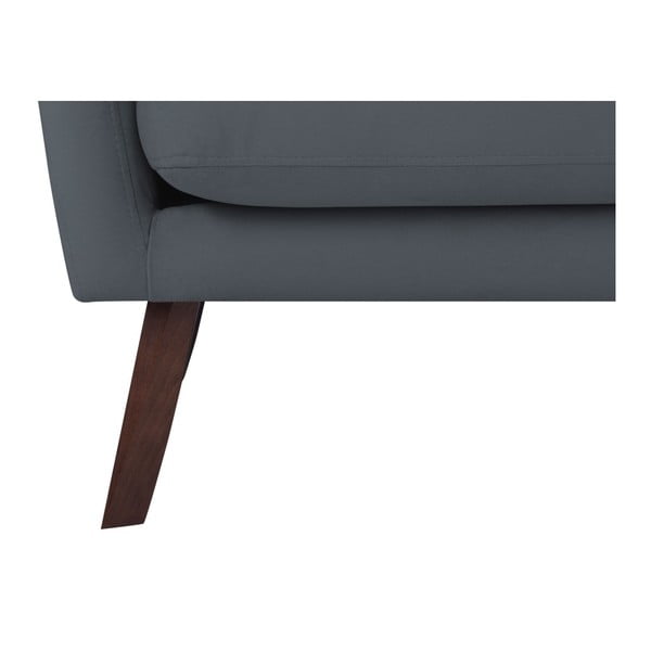 Tamsiai pilka 2 vietų sofa Mazzini Sofos Elena-image-4