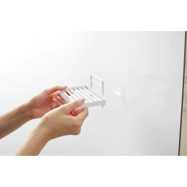 Klijuojama iš metalo muilinė baltos spalvos Film Hook – YAMAZAKI-image-2