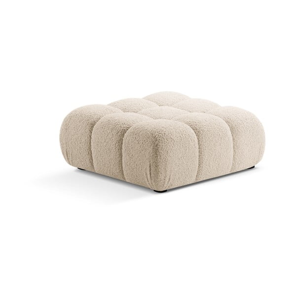 Iš boucle modulinė taburetė smėlio spalvos Bellis – Micadoni Home-image-3