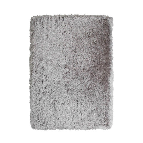 Šviesiai pilkas rankomis siūtas kilimas Think Rugs Polar PL Light Grey, 60 x 120 cm