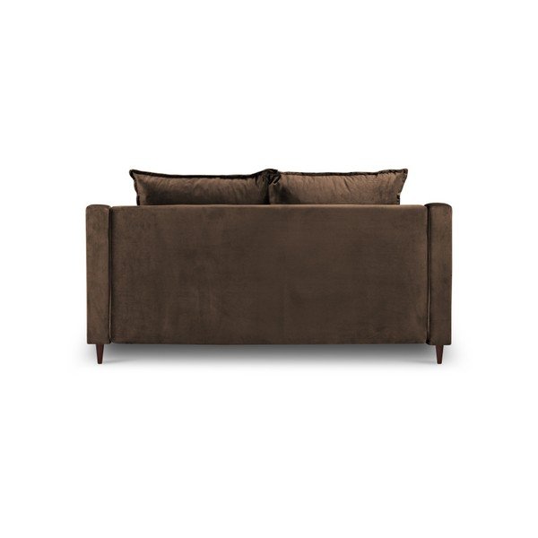 Ruda aksominė sofa Mazzini Sofas Freesia, 150 cm-image-3