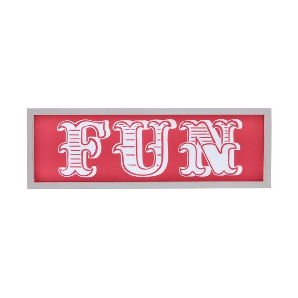 Raudonos spalvos šviečianti dekoracija reikia baterijų Fun – Premier Housewares-image-2