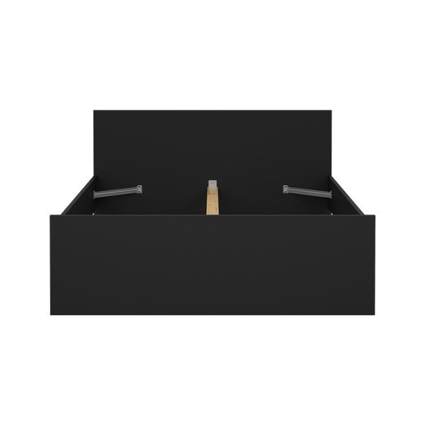 Dvigulė lova juodos spalvos 140x190 cm Naia – Tvilum-image-3