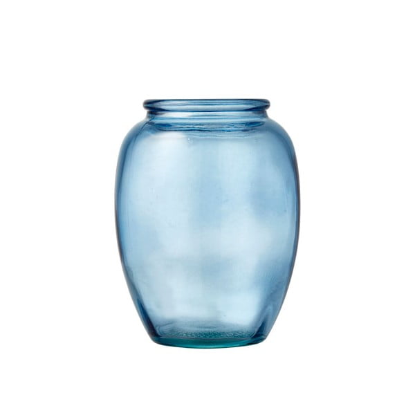 Mėlyno stiklo vaza "Bitz Kusintha", ø 10 cm