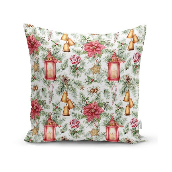 Dekoratyvinis pagalvės užvalkalas su Kalėdų motyvu 43x43 cm Lantern – Mila Home