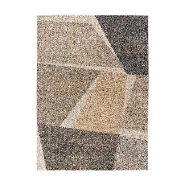 Pilkai smėlio spalvos kilimas 133x190 cm Cesky - Universal