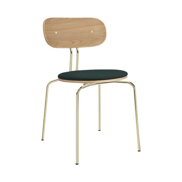 Valgomojo kėdė tamsiai žalios spalvos/auksinės spalvos Curious – UMAGE